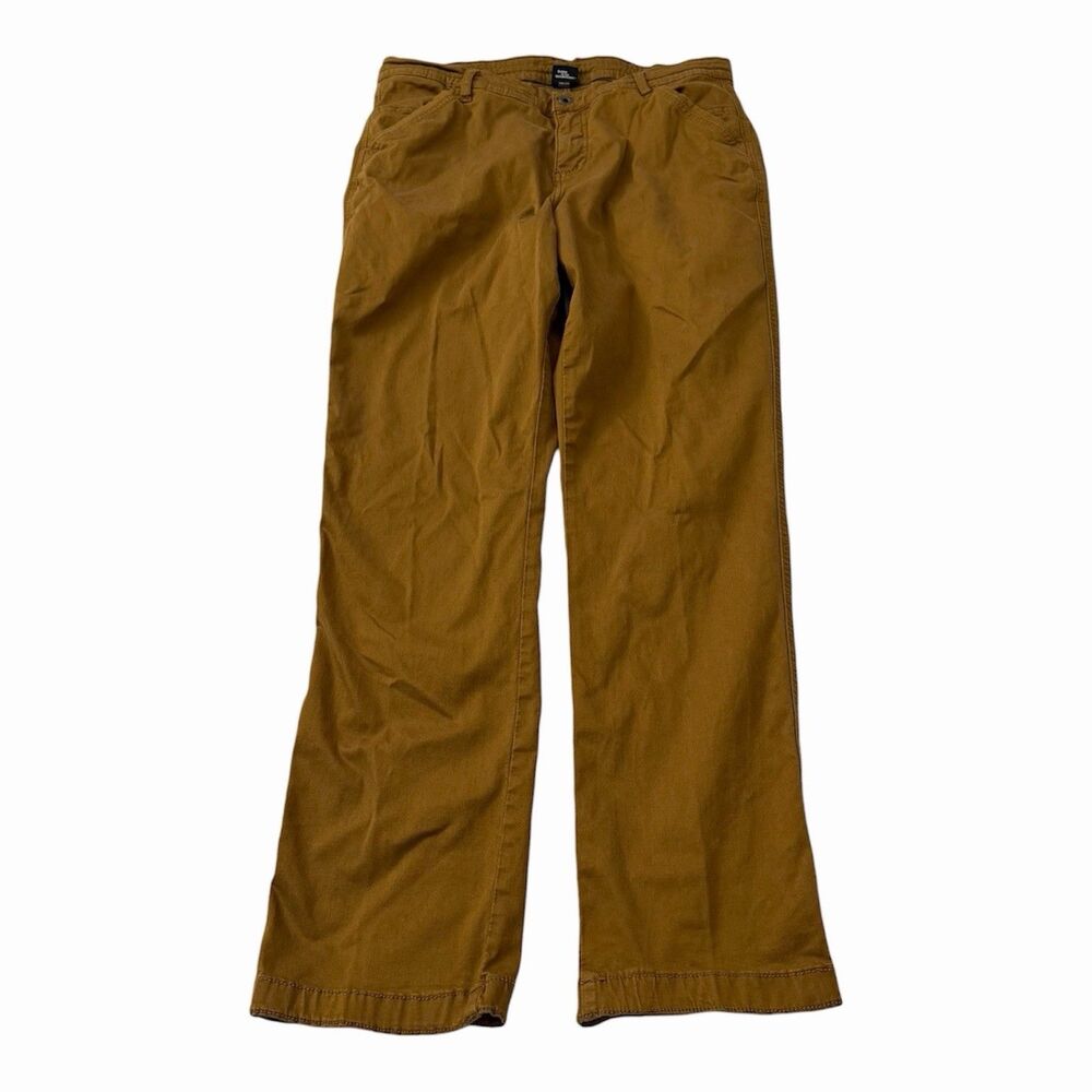 KUHL Kultivatr Pants Womens 14 Brown Straight Leg Twill Gorpcore Outdoor Hiking